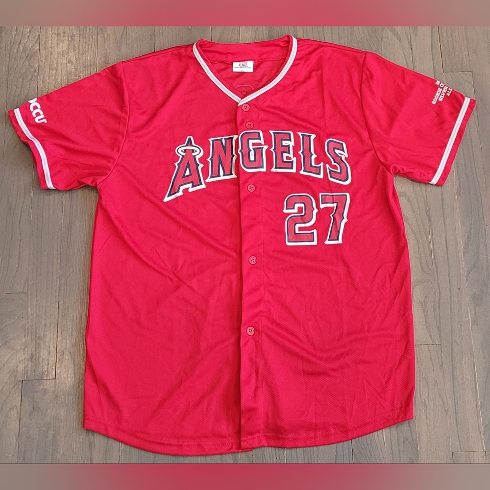 Angels Mike Trout Jersey, Size XL, MLB Baseball Angels Jesrsy